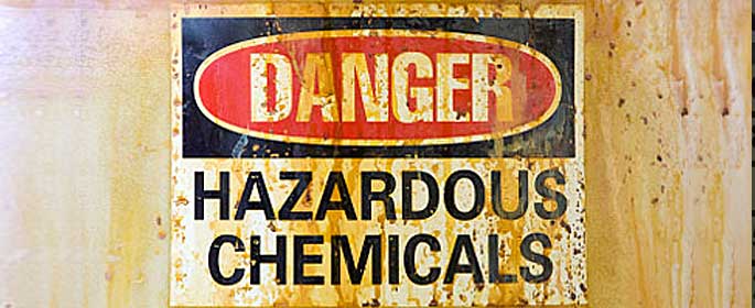 hazardous chemical danger sign